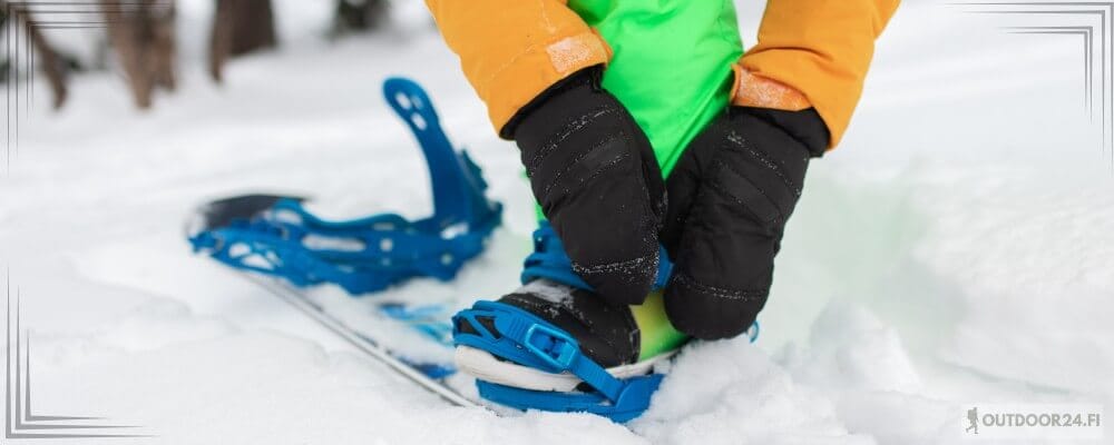 lumilautakenkien irrotus